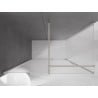 Mexen Velar kabina prysznicowa rozsuwana 150 x 85 cm, szron, nikiel szczotkowany - 871-150-085-31-97