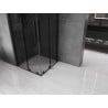 Mexen Velar Duo kabina prysznicowa rozsuwana 80 x 80 cm, grafit, czarna - 871-080-080-42-70