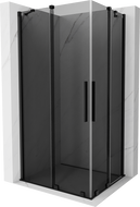 Mexen Velar Duo kabina prysznicowa rozsuwana 90 x 80 cm, grafit, czarna - 871-090-080-42-70