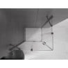 Mexen Velar Duo kabina prysznicowa rozsuwana 90 x 80 cm, transparent, gun metal - 871-090-080-02-95