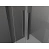 Mexen Velar Duo kabina prysznicowa rozsuwana 90 x 80 cm, transparent, gun metal - 871-090-080-02-95