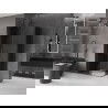 Mexen Velar Duo kabina prysznicowa rozsuwana 90 x 80 cm, grafit, gun metal - 871-090-080-42-95