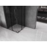 Mexen Velar Duo kabina prysznicowa rozsuwana 90 x 90 cm, grafit, gun metal - 871-090-090-42-95