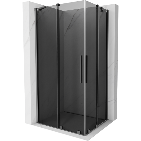 Mexen Velar Duo kabina prysznicowa rozsuwana 90 x 80 cm, grafit, gun metal - 871-090-080-42-95