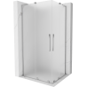 Mexen Velar L Duo kabina prysznicowa rozsuwana 100 x 90 cm, szron, chrom - 871-100-090-02-33-01