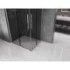 Mexen Velar L Duo kabina prysznicowa rozsuwana 100 x 90 cm, grafit, chrom - 871-100-090-02-43-01