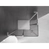 Mexen Velar L Duo kabina prysznicowa rozsuwana 100 x 90 cm, grafit, chrom - 871-100-090-02-43-01