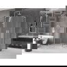 Mexen Velar L Duo kabina prysznicowa rozsuwana 90 x 80 cm, szron, biała - 871-090-080-02-33-20
