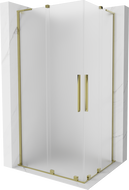 Mexen Velar L Duo kabina prysznicowa rozsuwana 100 x 90 cm, szron, złota - 871-100-090-02-33-50