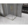 Mexen Velar L Duo kabina prysznicowa rozsuwana 90 x 80 cm, szron, złota - 871-090-080-02-33-50