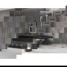 Mexen Velar L Duo kabina prysznicowa rozsuwana 100 x 90 cm, szron, złota - 871-100-090-02-33-50