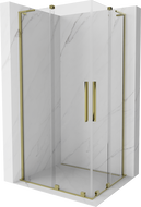Mexen Velar L Duo kabina prysznicowa rozsuwana 100 x 90 cm, transparent, złota - 871-100-090-02-03-50