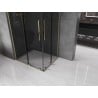 Mexen Velar L Duo kabina prysznicowa rozsuwana 100 x 90 cm, grafit, złota - 871-100-090-02-43-50