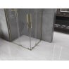 Mexen Velar L Duo kabina prysznicowa rozsuwana 100 x 90 cm, transparent, złota - 871-100-090-02-03-50