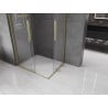 Mexen Velar L Duo kabina prysznicowa rozsuwana 90 x 80 cm, transparent, złota szczotkowana - 871-090-080-02-03-55