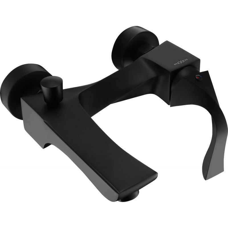 Mexen Estrella R02 zestaw wannowy, czarny - 72303R02-70