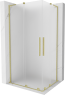 Mexen Velar L Duo kabina prysznicowa rozsuwana 100 x 90 cm, szron, złota szczotkowana - 871-100-090-02-33-55