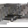 Mexen Velar L Duo kabina prysznicowa rozsuwana 100 x 90 cm, szron, złota szczotkowana - 871-100-090-02-33-55