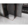 Mexen Velar L Duo kabina prysznicowa rozsuwana 100 x 90 cm, grafit, miedź szczotkowana - 871-100-090-02-43-65