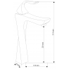 Mexen Estrella R02 zestaw wannowy, chrom - 72313R02-00