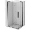 Mexen Velar L Duo kabina prysznicowa rozsuwana 90 x 80 cm, transparent, gun gray szczotkowany - 871-090-080-02-03-66