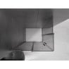 Mexen Velar L Duo kabina prysznicowa rozsuwana 100 x 90 cm, grafit, gun gray szczotkowany - 871-100-090-02-43-66