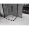 Mexen Velar L Duo kabina prysznicowa rozsuwana 90 x 80 cm, transparent, czarna - 871-090-080-02-03-70