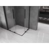Mexen Velar L Duo kabina prysznicowa rozsuwana 100 x 90 cm, transparent, czarna - 871-100-090-02-03-70