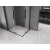Mexen Velar L Duo kabina prysznicowa rozsuwana 100 x 90 cm, szron, czarna - 871-100-090-02-33-70