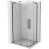 Mexen Velar L Duo kabina prysznicowa rozsuwana 100 x 90 cm, transparent, gun metal - 871-100-090-02-03-95