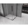 Mexen Velar L Duo kabina prysznicowa rozsuwana 100 x 90 cm, szron, gun metal - 871-100-090-02-33-95