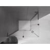 Mexen Velar L Duo kabina prysznicowa rozsuwana 100 x 90 cm, szron, gun metal - 871-100-090-02-33-95
