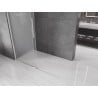 Mexen Velar ścianka prysznicowa rozsuwana Walk-in 150 x 200 cm, szron 8 mm, chrom - 871-150-000-33-01