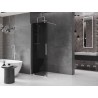 Mexen Velar ścianka prysznicowa rozsuwana Walk-in 160 x 200 cm, grafit 8 mm, chrom - 871-160-000-43-01