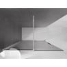 Mexen Velar ścianka prysznicowa rozsuwana Walk-in 130 x 200 cm, grafit 8 mm, chrom - 871-130-000-43-01