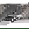 Mexen Velar ścianka prysznicowa rozsuwana Walk-in 160 x 200 cm, szron 8 mm, biała - 871-160-000-33-20