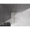 Mexen Velar ścianka prysznicowa rozsuwana Walk-in 85 x 200 cm, szron 8 mm, złota - 871-085-000-33-50