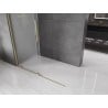 Mexen Velar ścianka prysznicowa rozsuwana Walk-in 140 x 200 cm, szron 8 mm, złota - 871-140-000-33-50