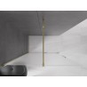 Mexen Velar ścianka prysznicowa rozsuwana Walk-in 160 x 200 cm, szron 8 mm, złota - 871-160-000-33-50