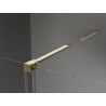 Mexen Velar ścianka prysznicowa rozsuwana Walk-in 160 x 200 cm, szron 8 mm, złota - 871-160-000-33-50