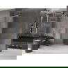 Mexen Velar ścianka prysznicowa rozsuwana Walk-in 70 x 200 cm, szron 8 mm, złota szczotkowana - 871-070-000-33-55