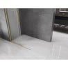 Mexen Velar ścianka prysznicowa rozsuwana Walk-in 100 x 200 cm, szron 8 mm, złota szczotkowana - 871-100-000-33-55