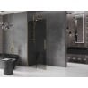 Mexen Velar ścianka prysznicowa rozsuwana Walk-in 110 x 200 cm, grafit 8 mm, złota - 871-110-000-43-50