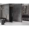 Mexen Velar ścianka prysznicowa rozsuwana Walk-in 110 x 200 cm, grafit 8 mm, złota - 871-110-000-43-50