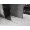 Mexen Velar ścianka prysznicowa rozsuwana Walk-in 140 x 200 cm, grafit 8 mm, złota - 871-140-000-43-50