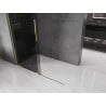Mexen Velar ścianka prysznicowa rozsuwana Walk-in 150 x 200 cm, grafit 8 mm, złota - 871-150-000-43-50
