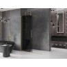 Mexen Velar ścianka prysznicowa rozsuwana Walk-in 130 x 200 cm, grafit 8 mm, złota szczotkowana - 871-130-000-43-55