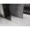 Mexen Velar ścianka prysznicowa rozsuwana Walk-in 130 x 200 cm, grafit 8 mm, złota szczotkowana - 871-130-000-43-55