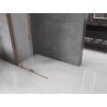 Mexen Velar ścianka prysznicowa rozsuwana Walk-in 85 x 200 cm, szron 8 mm, różowe złoto - 871-085-000-33-60