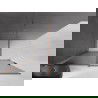 Mexen Velar ścianka prysznicowa rozsuwana Walk-in 130 x 200 cm, grafit 8 mm, różowe złoto - 871-130-000-43-60